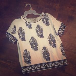 Boutique linen blend top.